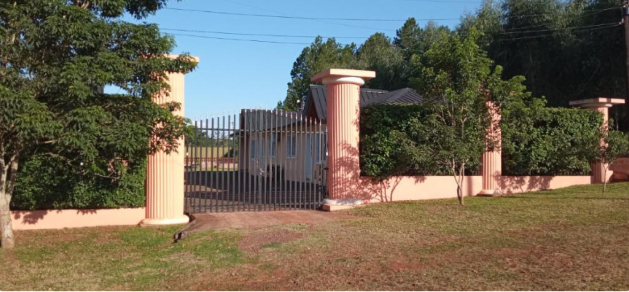 Complejo de cabañas en actividad